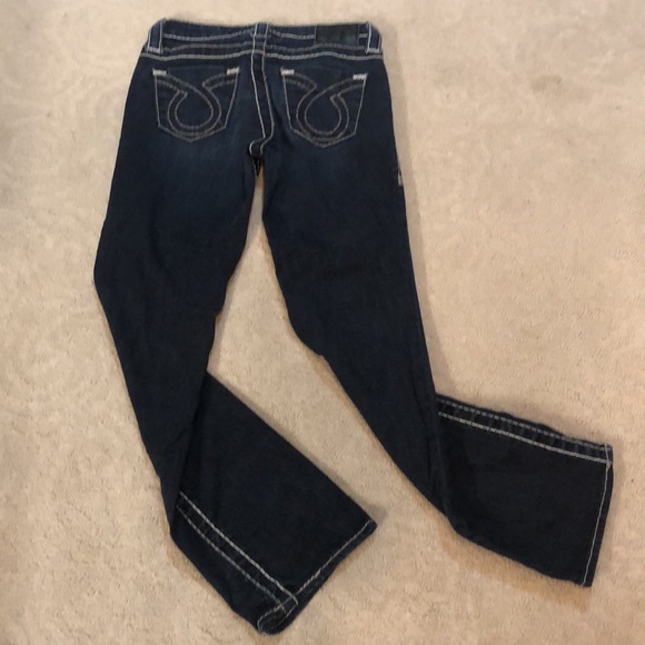Big Star sz 27 regular Miki jeans. Dark wash new w/o tags! White stitching - Picture 9 of 12